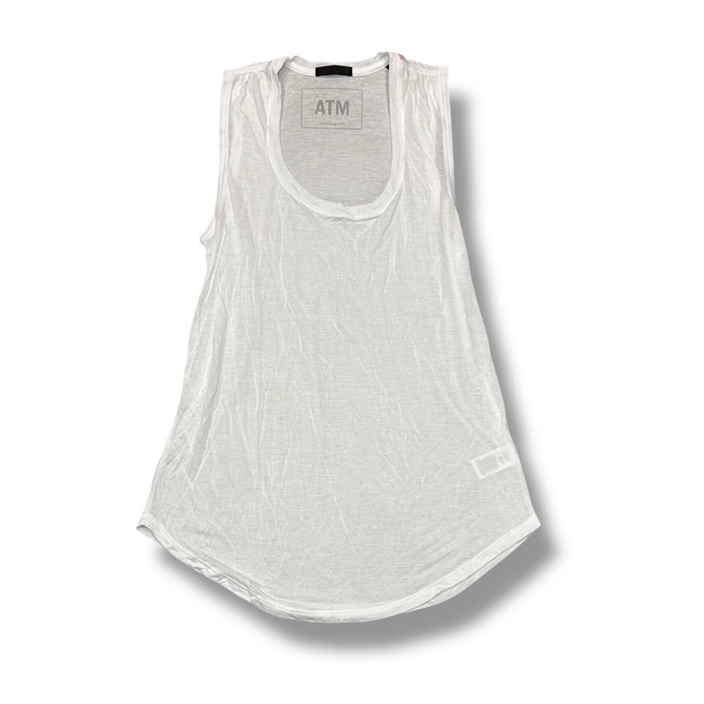 ATM Anthony Thomas Melillo White Tank Top‎